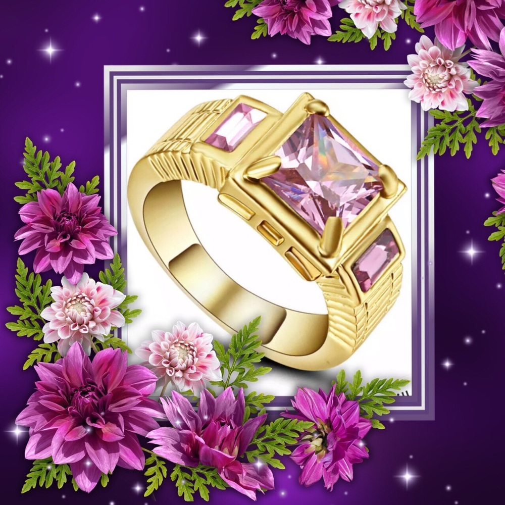 🌺🌴🌺 PINK SAPPHIRE RING 🌺🌴🌺 - Picture 4 of 7